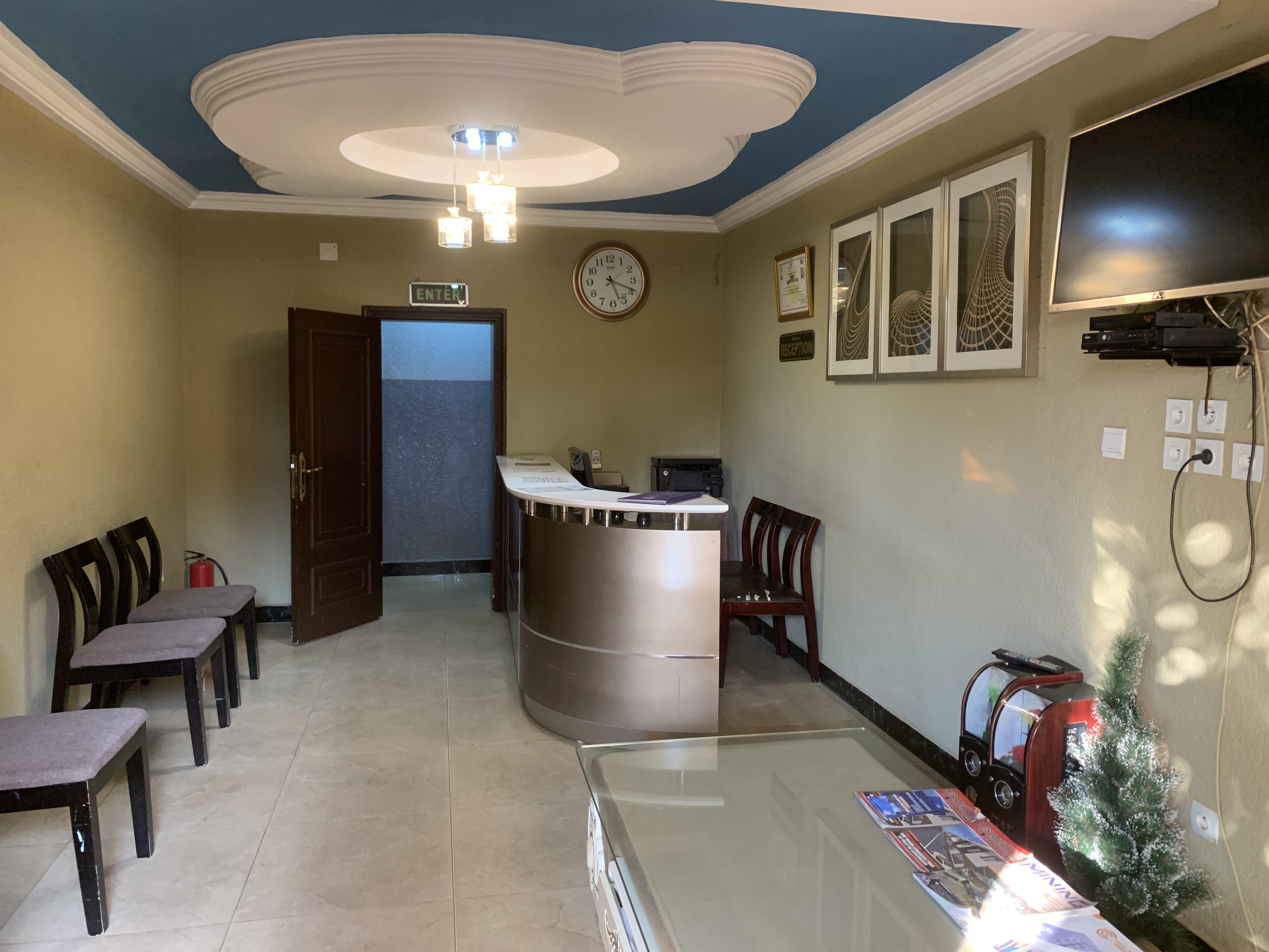 Reception de l'hôtel